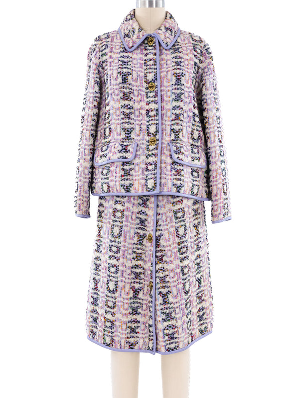 Bonnie Cashin Lavender Tweed Skirt Suit Suit arcadeshops.com