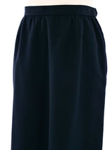 Yves Saint Laurent Tuxedo Striped Midi Skirt Bottom arcadeshops.com