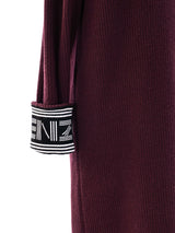 Kenzo Plum Knit Maxi Dress Dress arcadeshops.com