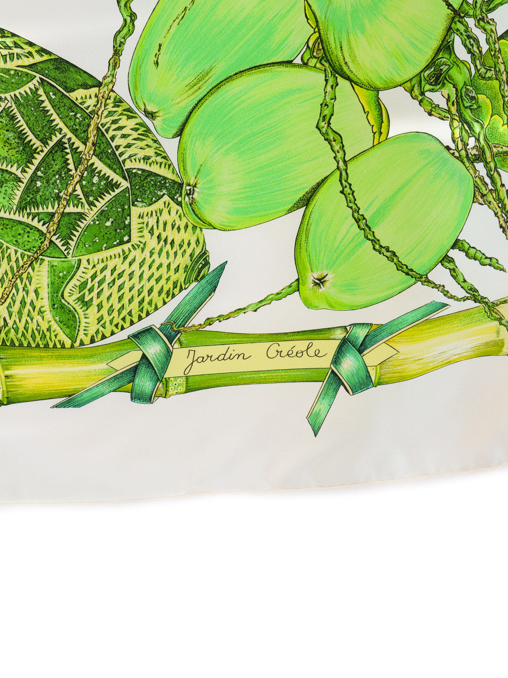 HERMÈS Jardin Créole スカーフ Hermès Jardin Créole Silk Scarf