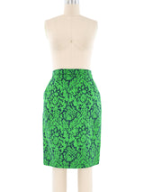 Yves Saint Laurent Floral Brocade Skirt Suit Suit arcadeshops.com