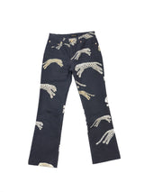 Roberto Cavalli Leopard Graphic Jeans Bottom arcadeshops.com