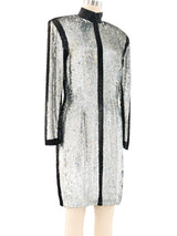 Naeem Khan Sequined Mini Dress Dress arcadeshops.com