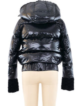 Krizia Hooded Puffer Coat Jacket arcadeshops.com