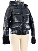 Krizia Hooded Puffer Coat Jacket arcadeshops.com