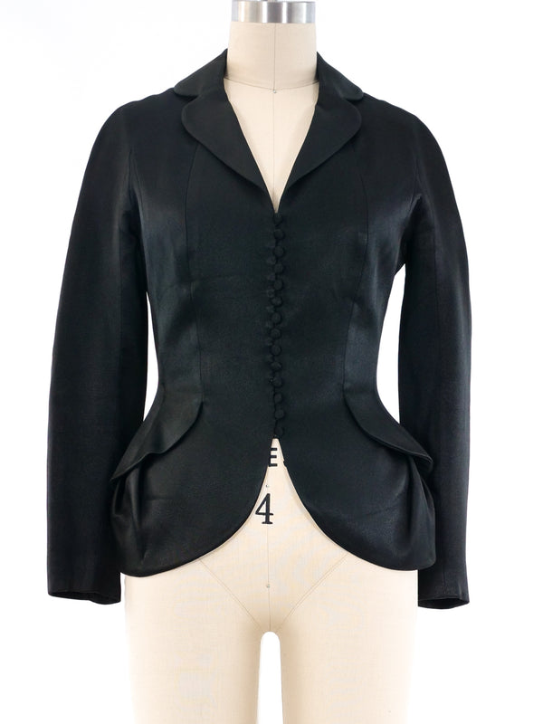 1994 John Galliano Tailored Satin Jacket Jacket arcadeshops.com
