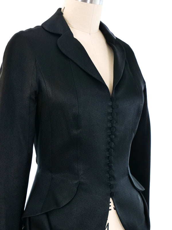 1994 John Galliano Tailored Satin Jacket Jacket arcadeshops.com