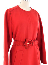 Givenchy Haute Couture Belted Shift Dress Dress arcadeshops.com