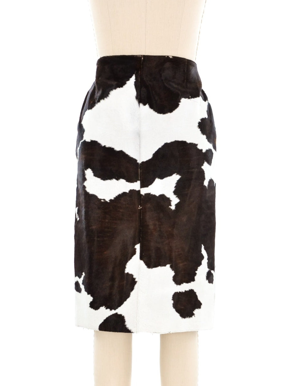 Salvatore Ferragamo Cowhide Skirt
