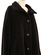 Max Mara Long Brown Alpaca Coat Outerwear arcadeshops.com