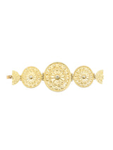 Goldtone Medallion Bracelet Jewelry arcadeshops.com