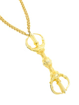 Judith Leiber Goldtone Pendant Necklace Jewelry arcadeshops.com