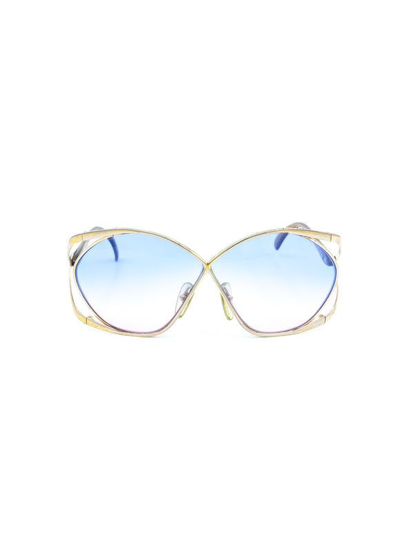Christian Dior Blue Butterfly Sunglasses Accessory arcadeshops.com