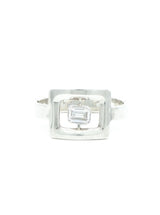 Modernist Sterling Crystal Bracelet Jewelry arcadeshops.com