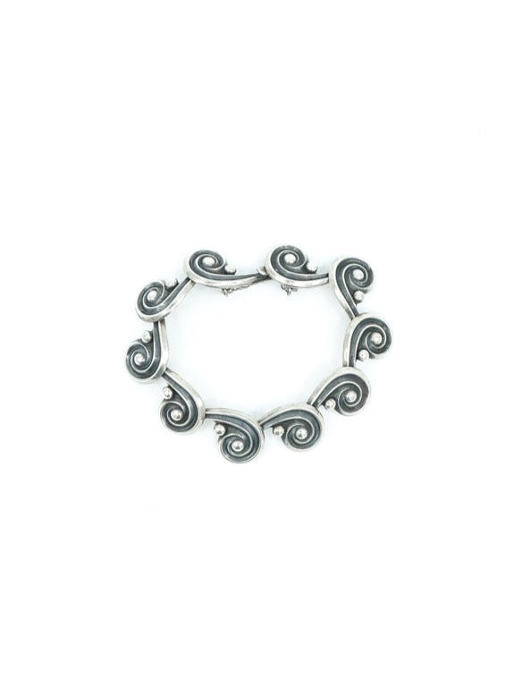 Los Castillo Swirl Link Bracelet Jewelry arcadeshops.com