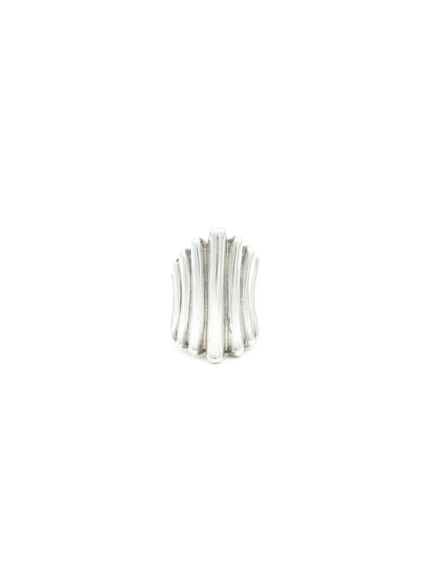 Ribbed Sterling Silver Ring Jewelry arcadeshops.com