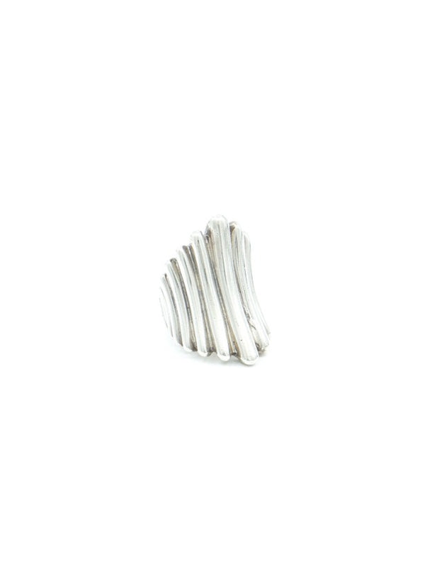 Ribbed Sterling Silver Ring Jewelry arcadeshops.com