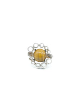 Sterling Silver Tiger's Eye Ring Jewelry arcadeshops.com