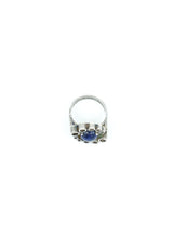 Sterling Silver Lapis Stone Ring Jewelry arcadeshops.com