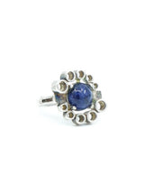 Sterling Silver Lapis Stone Ring Jewelry arcadeshops.com