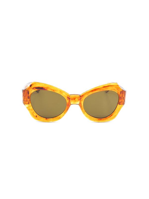 1930's Amber Butterfly Sunglasses Accessory arcadeshops.com