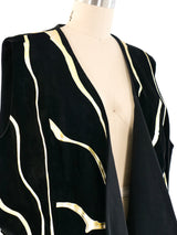 Terry and Toni Gold Painted Vest Jacket arcadeshops.com