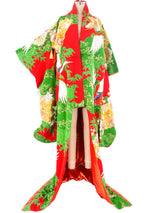 Heavily Embroidered Wedding Kimono Outerwear arcadeshops.com