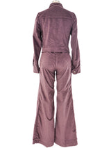 Wrangler Purple Velvet Pant Ensemble Suit arcadeshops.com