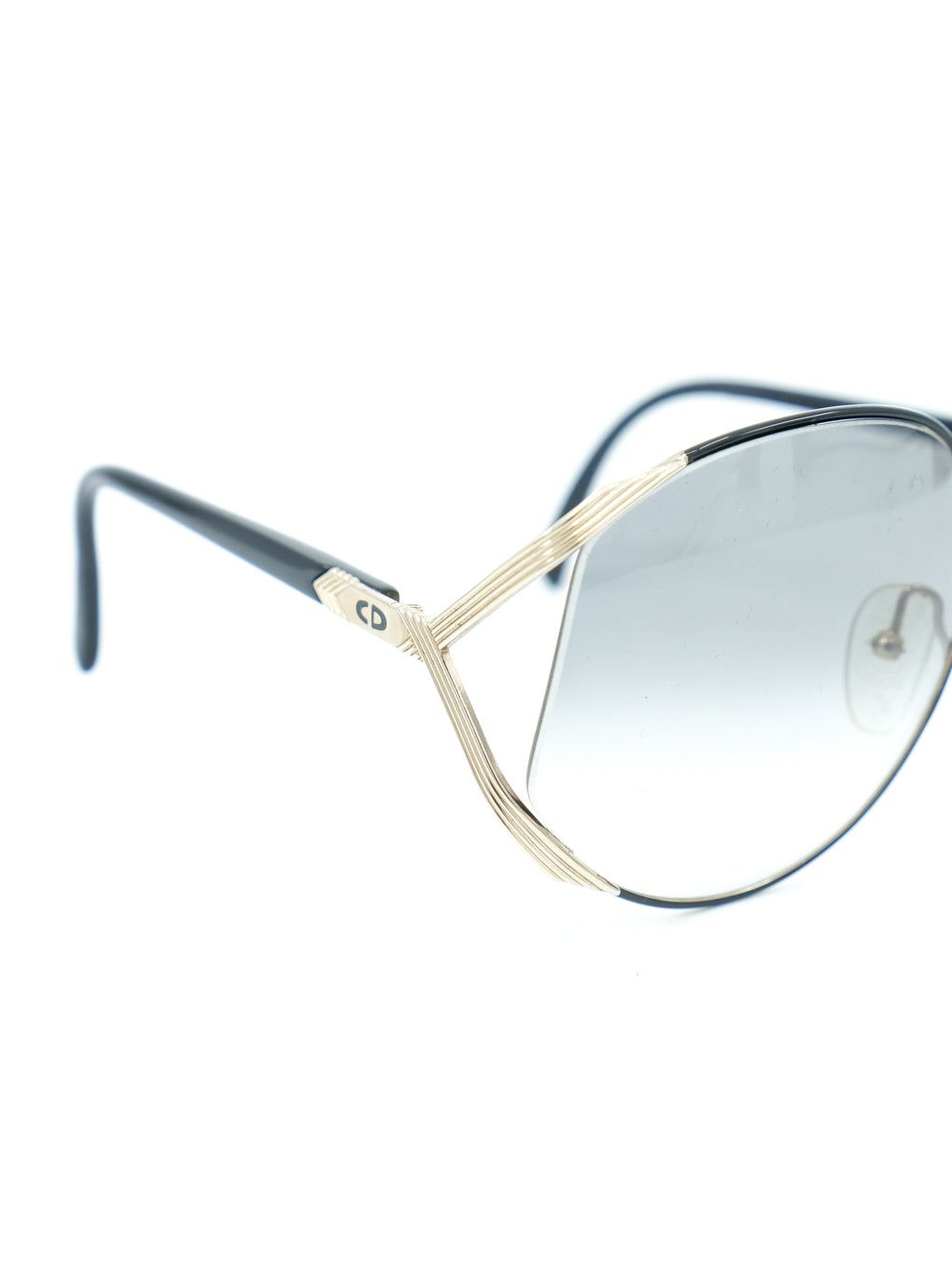 Christian Dior sunglasses - silver wire frame DiorCannage R1U Gradient Gray Oval Sunglasses | DIOR main image 4