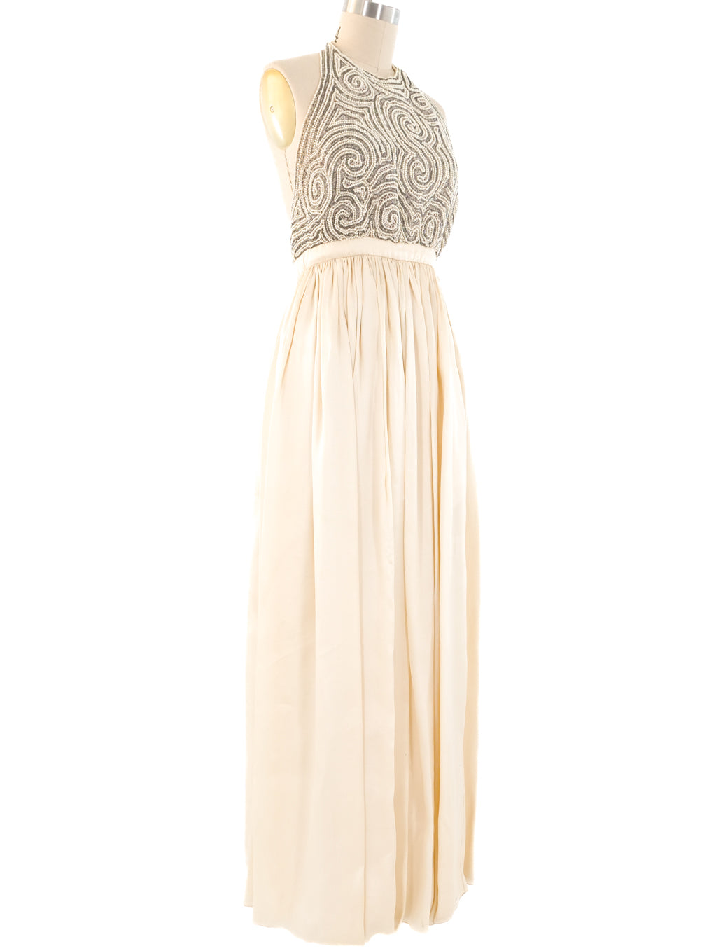 slim fit dress slacks Maude Dress In Chevron Sequin main image 0