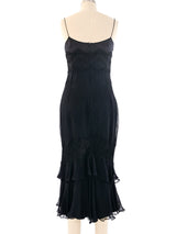 Dolce and Gabbana Lace Trimmed Slip Dress Dress arcadeshops.com