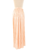 Adolfo Peach Silk Palazzo Pants Bottom arcadeshops.com