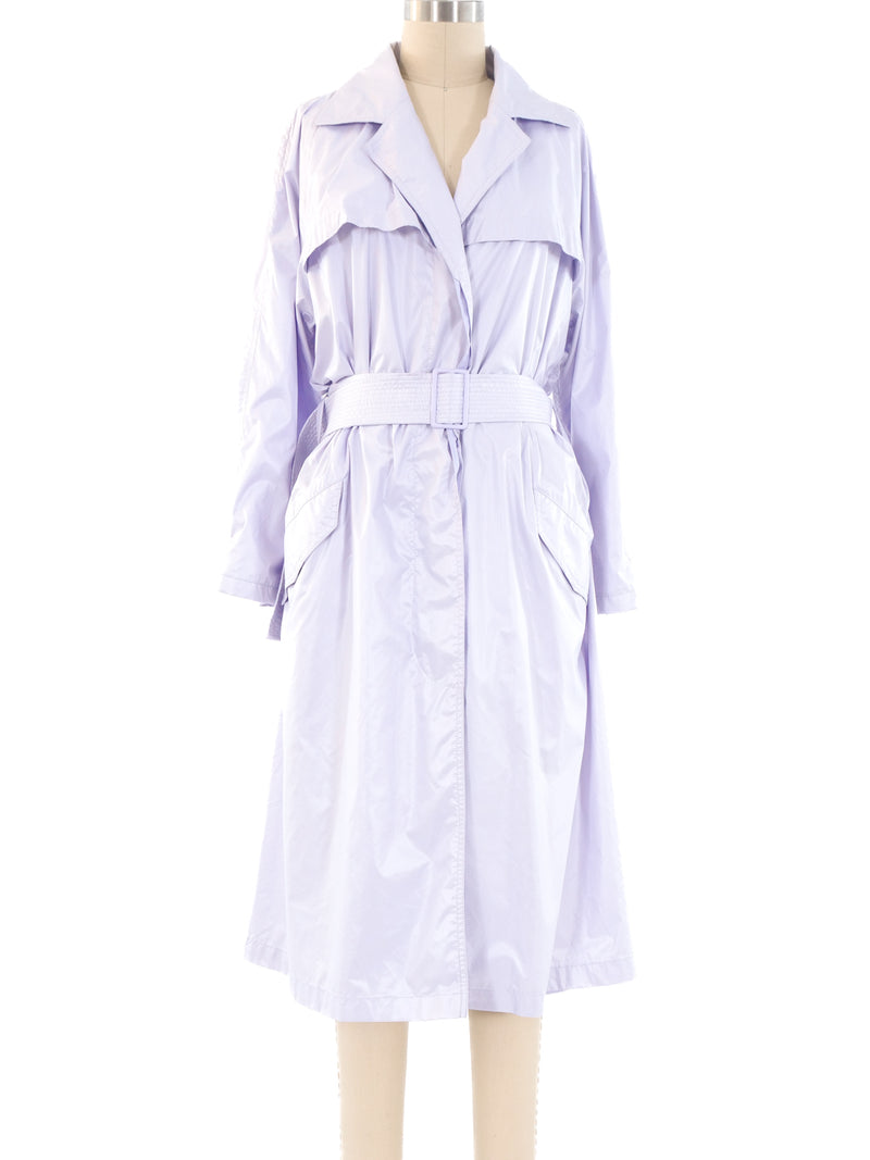 Issey Miyake Lavender Trench Coat Jacket arcadeshops.com