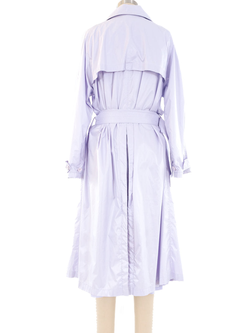 Issey Miyake Lavender Trench Coat Jacket arcadeshops.com