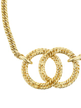 Chain Hoop Pendant Necklace Accessory arcadeshops.com