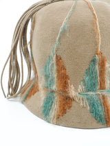 Schiaparelli Argyle Embroidered Hat Accessory arcadeshops.com