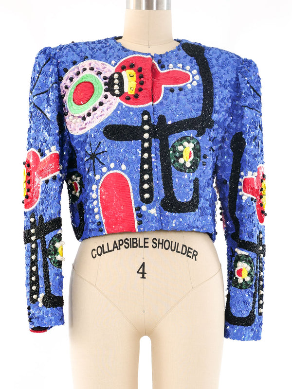 Miro Inspired Sequin Jacket Jacket arcadeshops.com