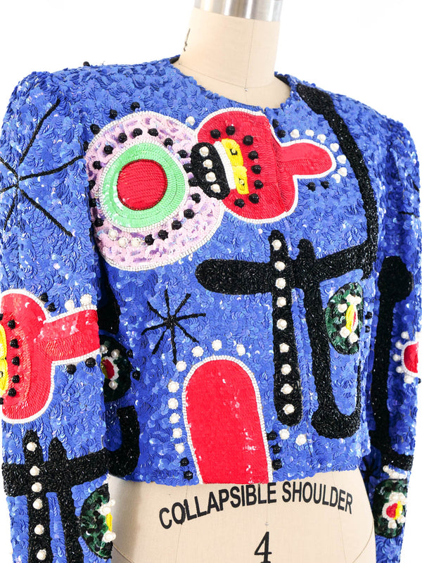 Miro Inspired Sequin Jacket Jacket arcadeshops.com