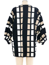 Colorblock Ribbon Weave Jacket Jacket arcadeshops.com