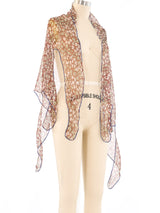 Vivienne Westwood Abstract Leopard Printed Scarf Accessory arcadeshops.com