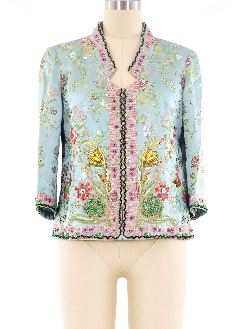 Christian Lacroix Floral Embroidered Jacket Jacket arcadeshops.com