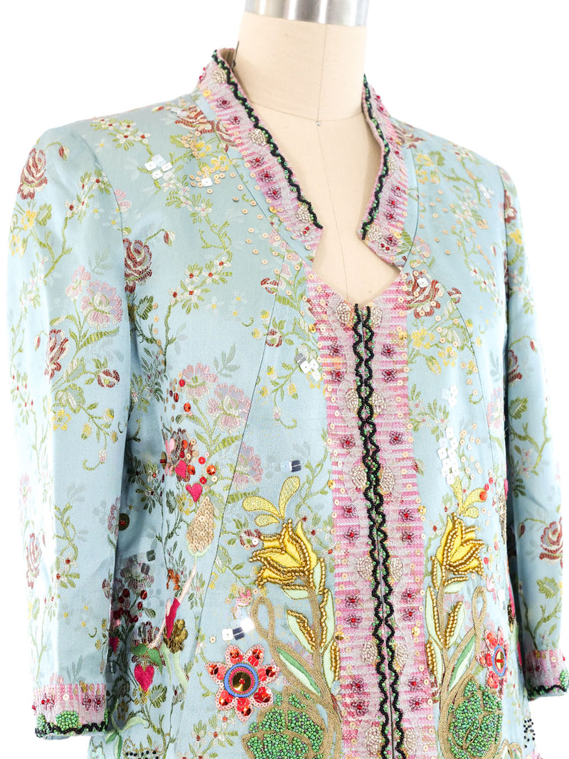 Christian Lacroix Floral Embroidered Jacket Jacket arcadeshops.com