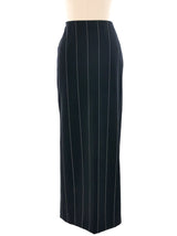 1998 Gianni Versace Pinstripe Maxi Skirt Bottom arcadeshops.com