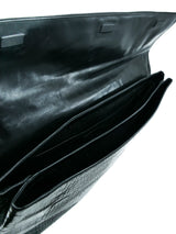 Dries Van Noten Oversized Embossed Leather Clutch Accessory arcadeshops.com