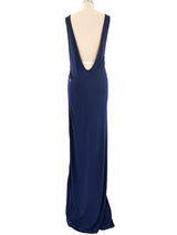 Calvin Klein Collection Draped Jersey Gown Dress arcadeshops.com