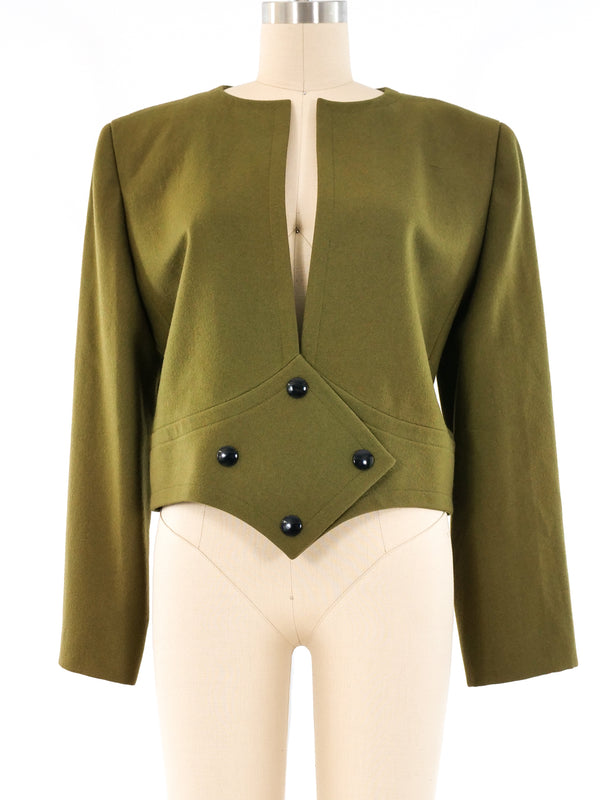 1970's Pierre Cardin Cropped Wool Jacket Jacket arcadeshops.com