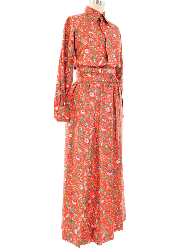 Geoffrey Beene Floral Maxi Skirt Ensemble Suit arcadeshops.com