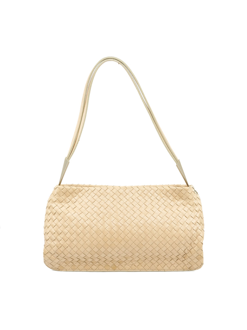 Bottega Veneta Beige Intrecciato Leather Bag Accessory arcadeshops.com