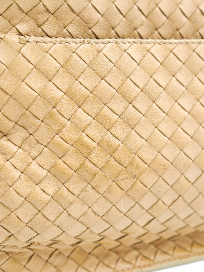 Bottega Veneta Beige Intrecciato Leather Bag Accessory arcadeshops.com