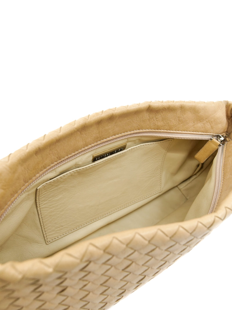 Bottega Veneta Beige Intrecciato Leather Bag Accessory arcadeshops.com